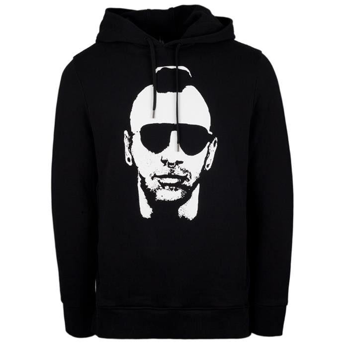 Neil Barrett Men's Gangster Graphic Hooded Sweatshirt PBJS329A G516S
