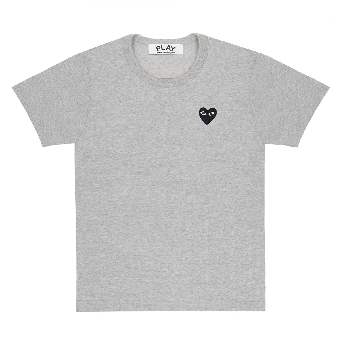 Comme des Garcons Women’s Short Sleeve Tee One-Point Black/Red Patch