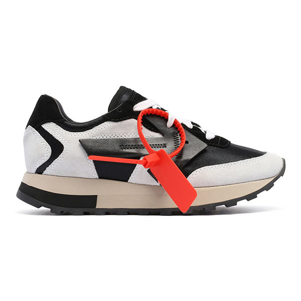 OFF WHITE Black White Arrow Runway HG Runner Low-Top Sneakers