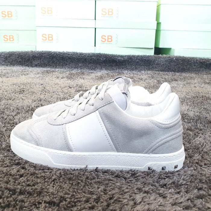 VALENTINO Grey Flycrew Low Top Sneakers QW1S0D72