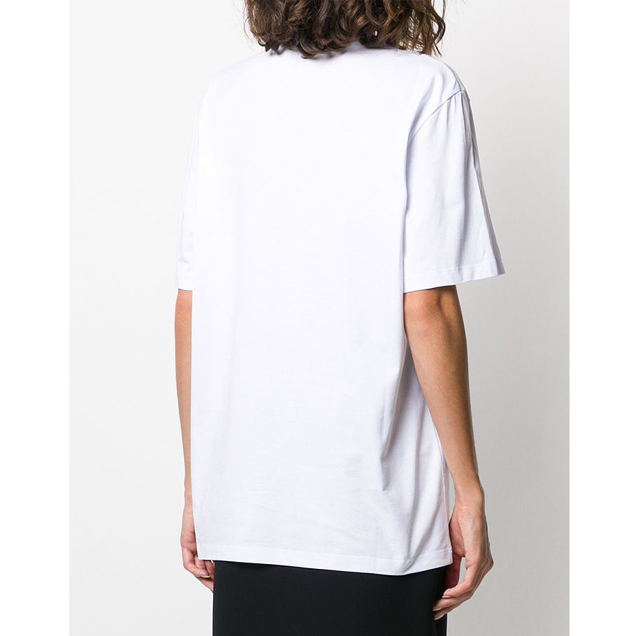 MSGM Women's Sequin Logo Short-Sleeve T-Shirt 2841MDM218 207298 01