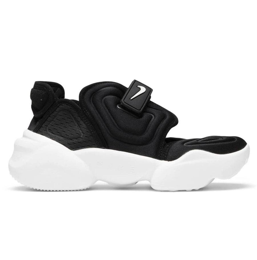 Nike Aqua Rift Black Women's Low-Top Sneakers Tabi Socks Included BQ4797
