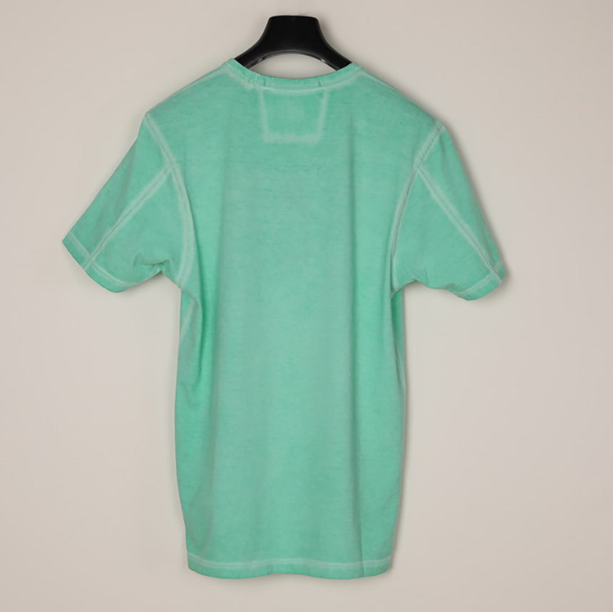 CP Company Garment-Dyed Mint Short Sleeve T-Shirt Unisex Cotton