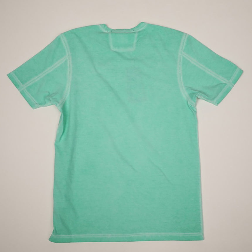CP Company Garment-Dyed Mint Short Sleeve T-Shirt Unisex Cotton