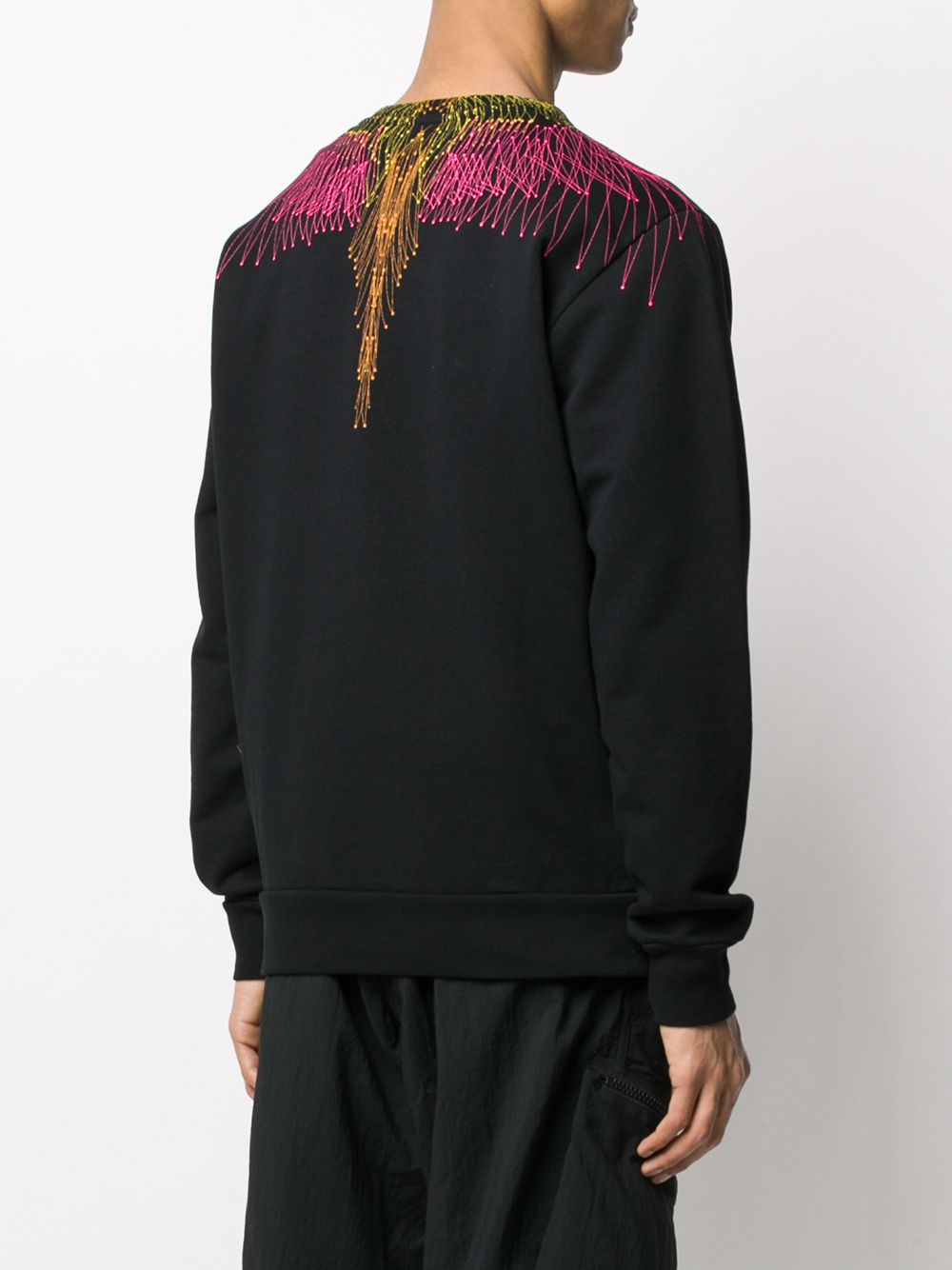 Marcelo Burlon Beige Wings Crewneck Sweatshirt Men