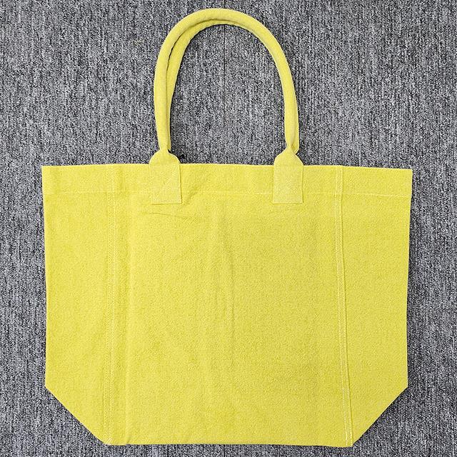 Isabel Marant YENKY Logo Embroidered Shopper Tote Bag Black Canvas
