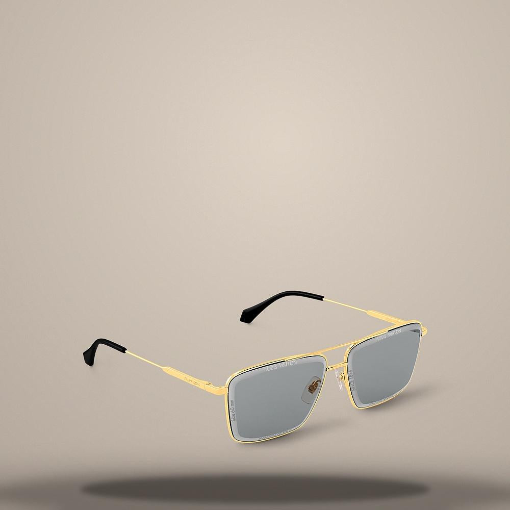 Louis Vuitton LV Super Vision Metal Square Sunglasses Z2627U