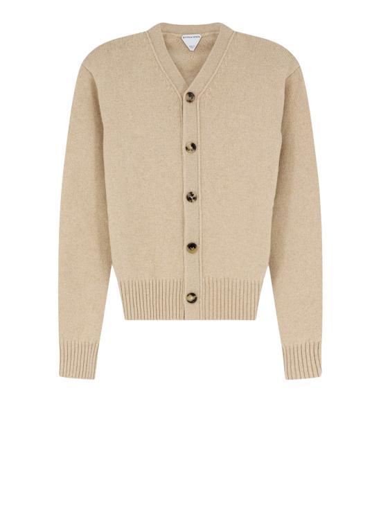 Bottega Veneta Beige Knit Cardigan