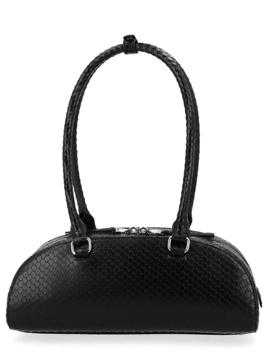 DIESEL Black Leather Shoulder Bag