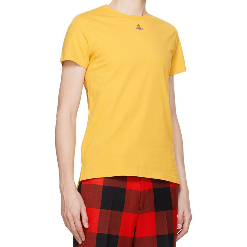 Vivienne Westwood Yellow Peru ORB Logo T-Shirt Unisex