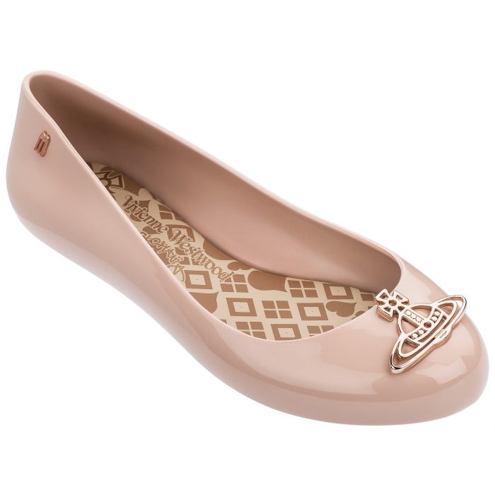 Vivienne Westwood Melissa ORB Cutout Flat Shoes