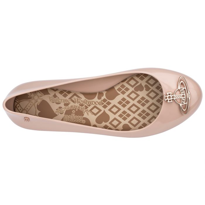 Vivienne Westwood Melissa ORB Cutout Flat Shoes