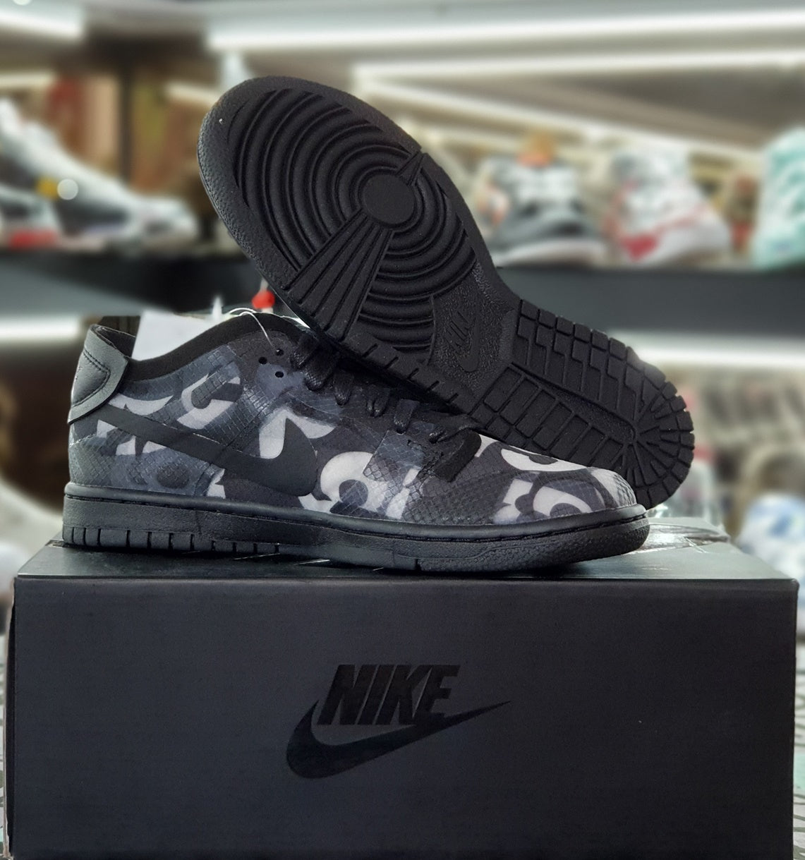 Nike Comme des Garçons CDG x Dunk Low Sneakers Black