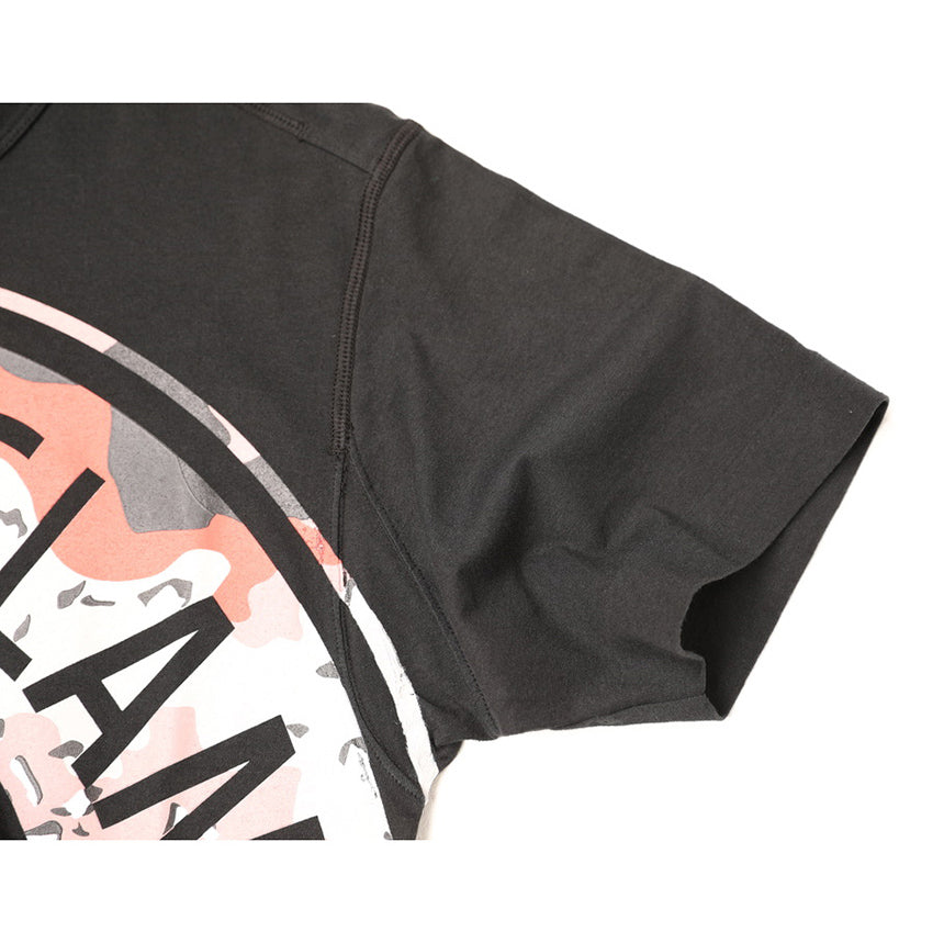 STONE ISLAND Big Logo Camo Print Crewneck Short Sleeve T-Shirt