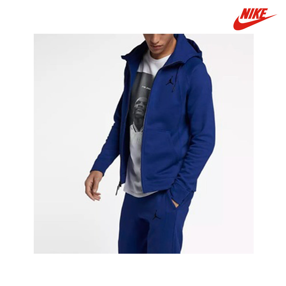 Nike Jordan Wings Fleece Full Zip Blue Men's Jacket 860196 455