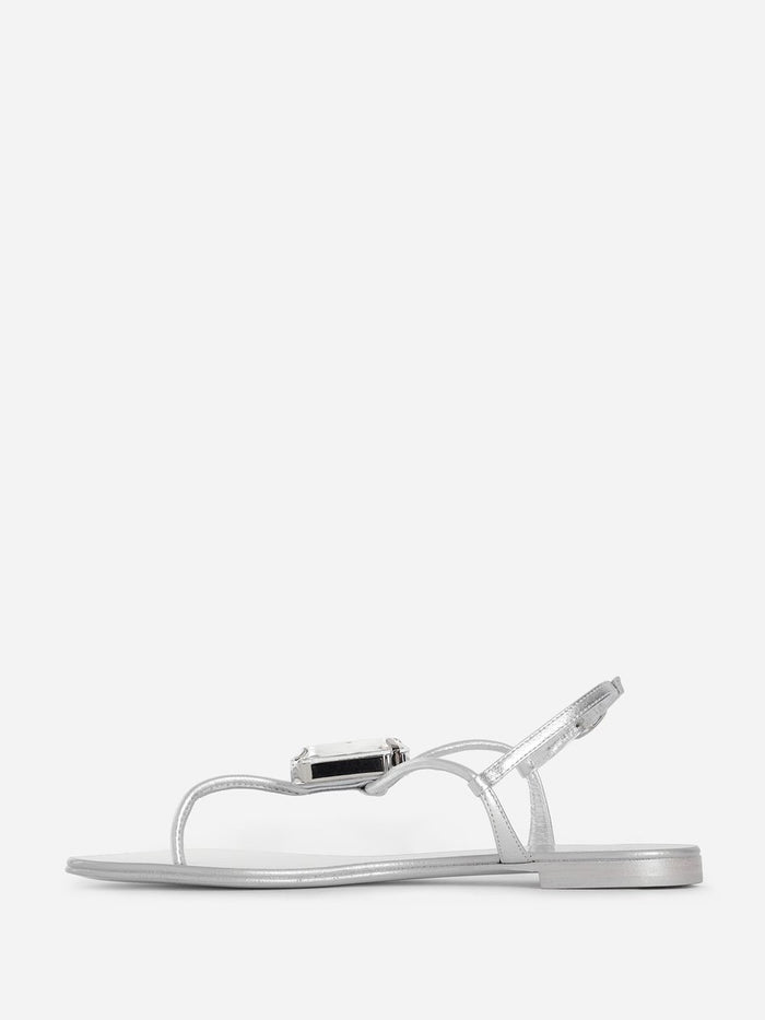 Giuseppe Zanotti Women's Leather Crystal Embellished Sandals e900018