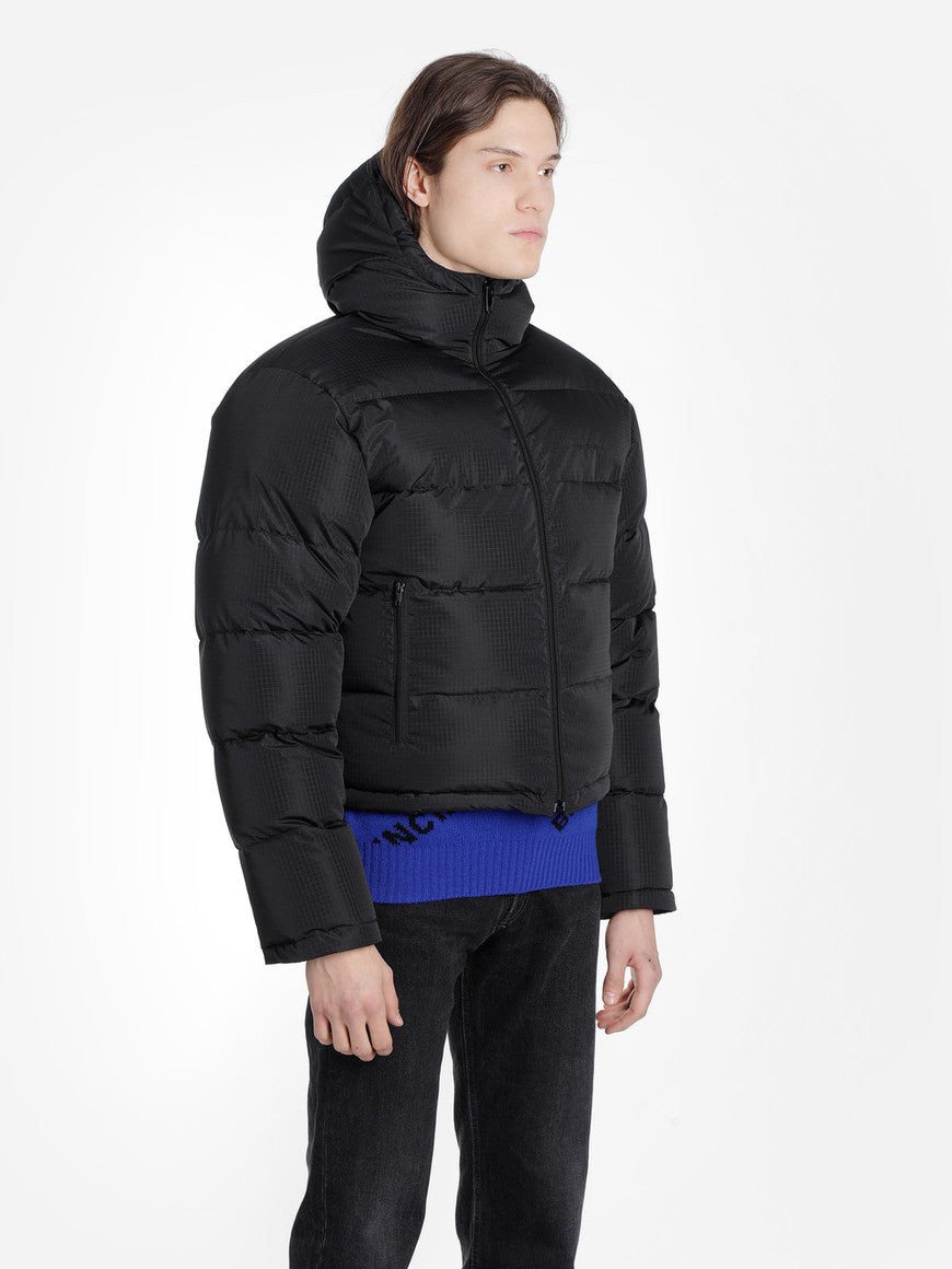 BALENCIAGA Men's Logo Quilted Down Puffer Jacket 556231 TYD33