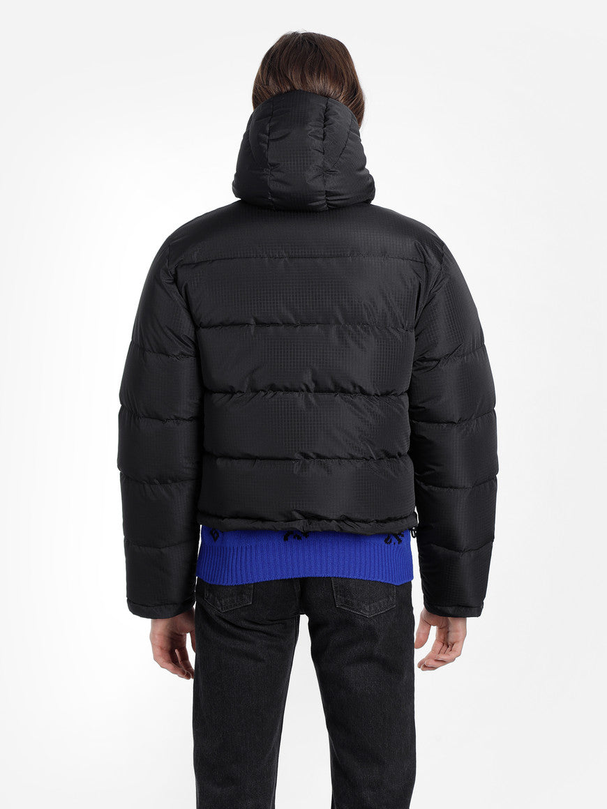 BALENCIAGA Men's Logo Quilted Down Puffer Jacket 556231 TYD33