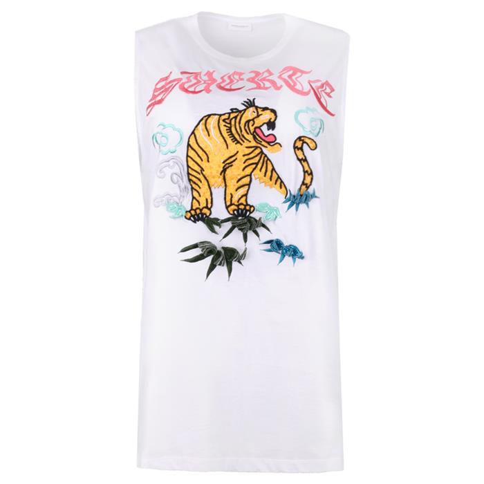 Marcelo Burlon Women's Sequin Tank Top CWAC002S17047353
