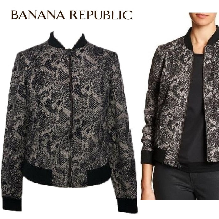 Bananarepublic Women's Soft Lyocell Bomber Jacket RN54023 CA17897