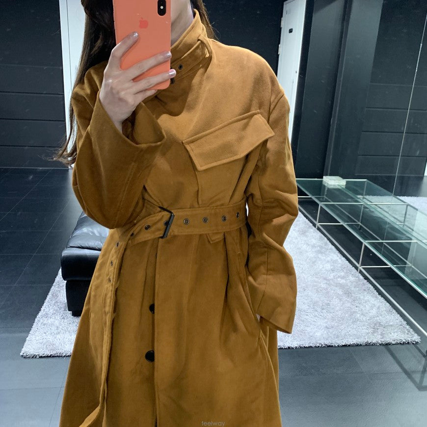 Isabel Marant Women’s Brown Belted Trench Coat MA0306