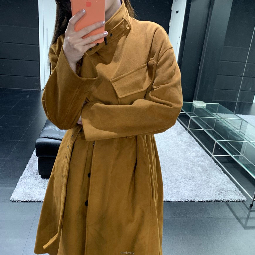 Isabel Marant Women’s Brown Belted Trench Coat MA0306