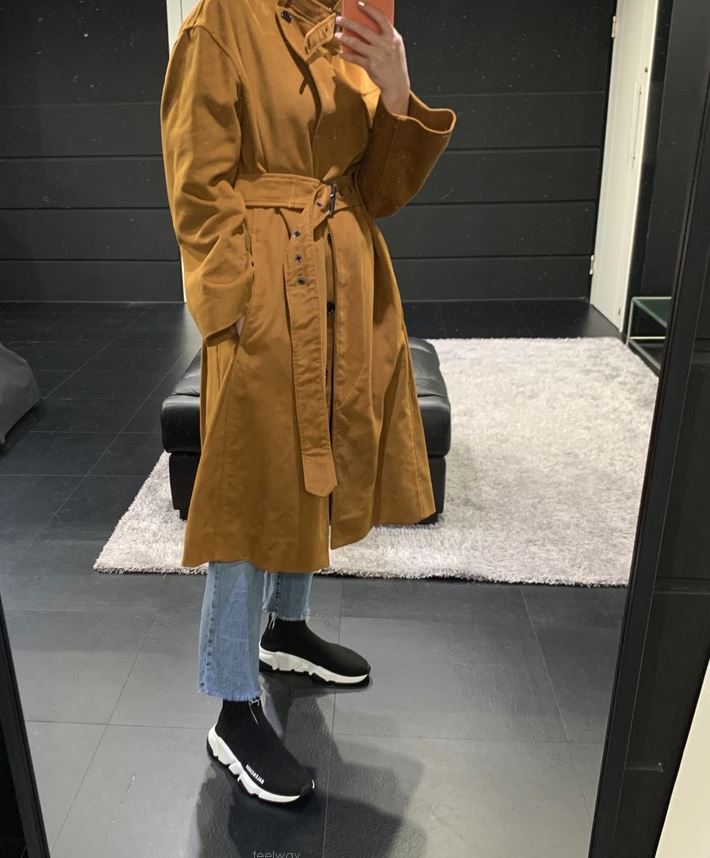 Isabel Marant Women’s Brown Belted Trench Coat MA0306