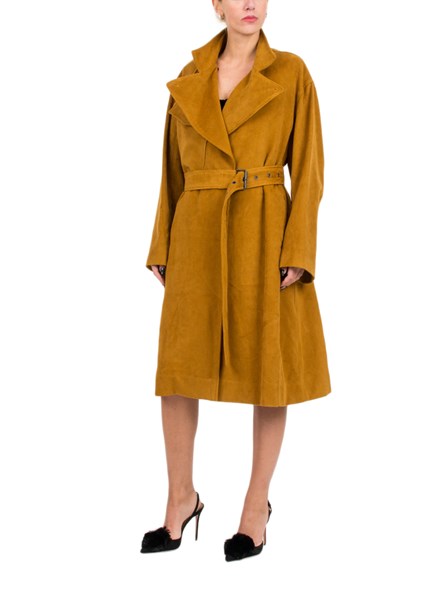 Isabel Marant Women’s Brown Belted Trench Coat MA0306