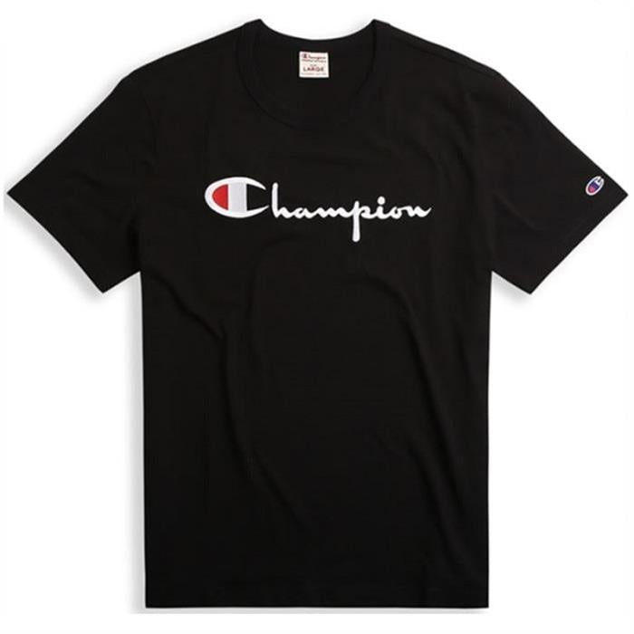 CHAMPION Men's Big Script Logo Short Sleeve T-Shirt KK001