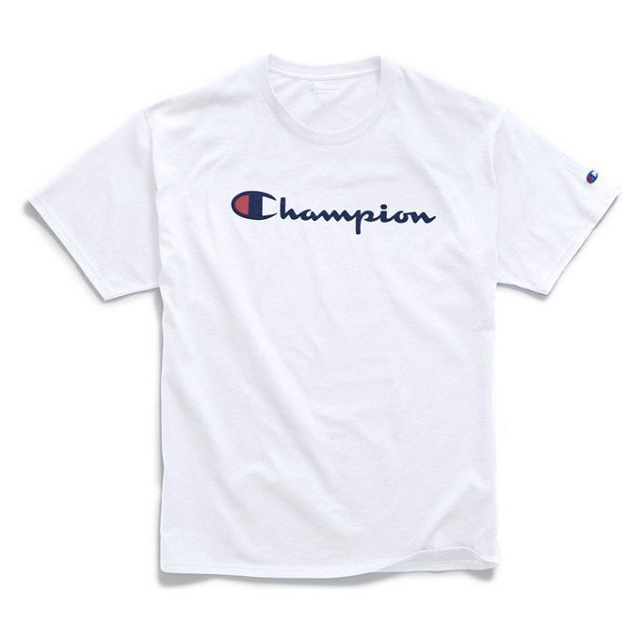 CHAMPION Big Script Logo Men's Short Sleeve T-Shirt 210972