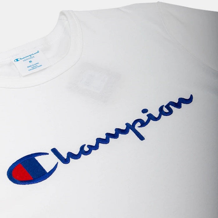 CHAMPION Big Script Logo Men's Short Sleeve T-Shirt 210972