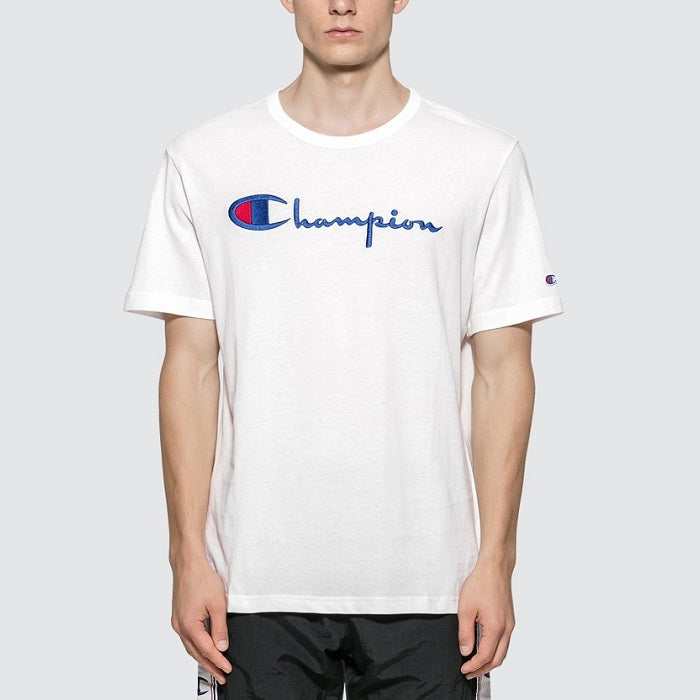 CHAMPION Big Script Logo Men's Short Sleeve T-Shirt 210972