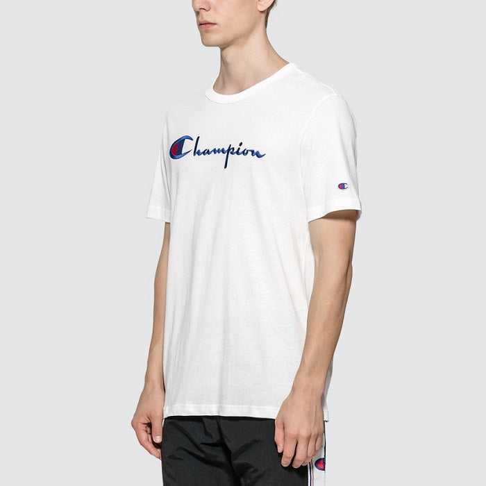 CHAMPION Big Script Logo Men's Short Sleeve T-Shirt 210972