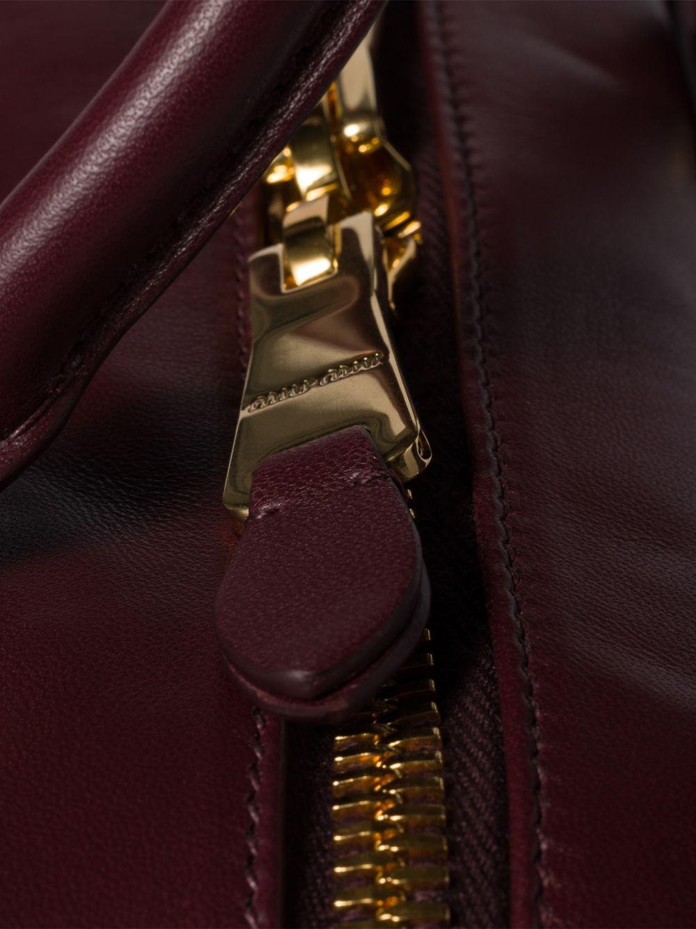 Miu Miu Black Leather Shoulder Bag