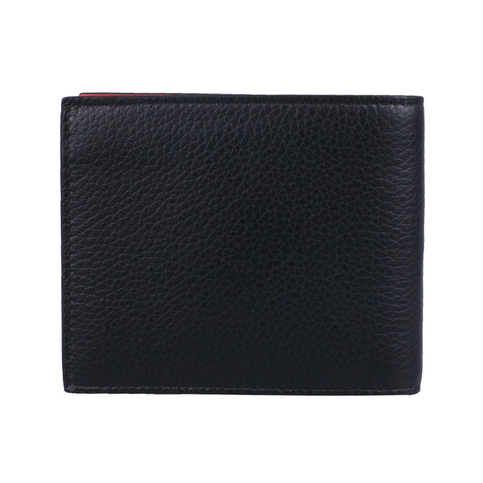 Christian Louboutin Black Leather Bifold Wallet for Men