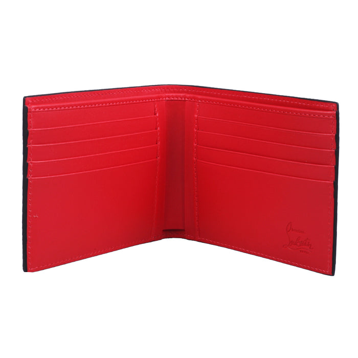 Christian Louboutin Black Leather Bifold Wallet for Men