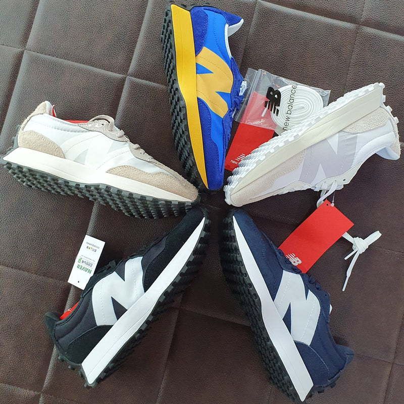 New Balance 327 Navy/Black/Blue/Beige/White Low-Top Sneakers