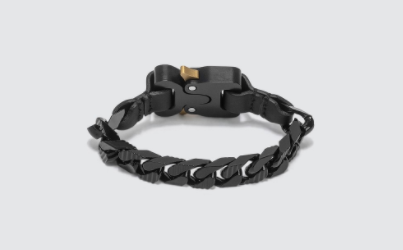 Moncler Black Silver Bracelet Moncler Genius x 1017 ALYX 9SM
