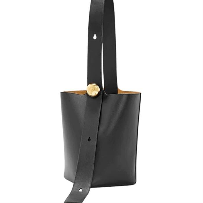 LOEWE Smooth Calfskin Pebble Bucket Bag Medium Shoulder Bag AANBBBWX01 1100