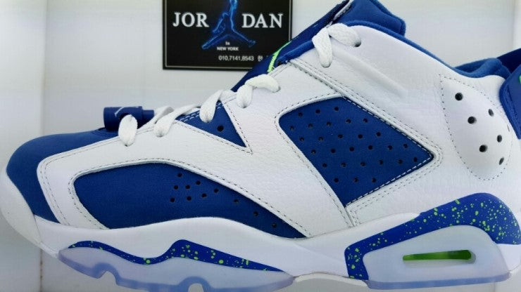Nike Air Jordan 6 Low Ghost Green GS High Top Sneakers