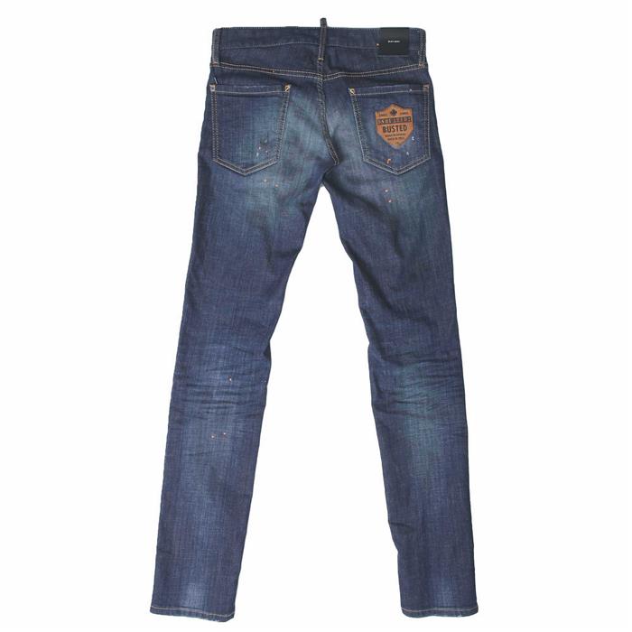 Dsquared2 Men's Retro Shield Slim-Fit Denim Jeans S74LB0180