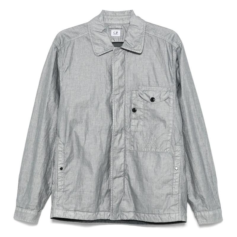 CP Company Linen Waxed Mens Shirt Jacket