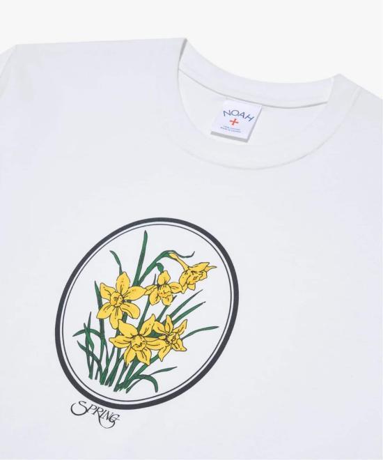 Noah White Short Sleeve T-Shirt NOAU261 MRTS221 WH