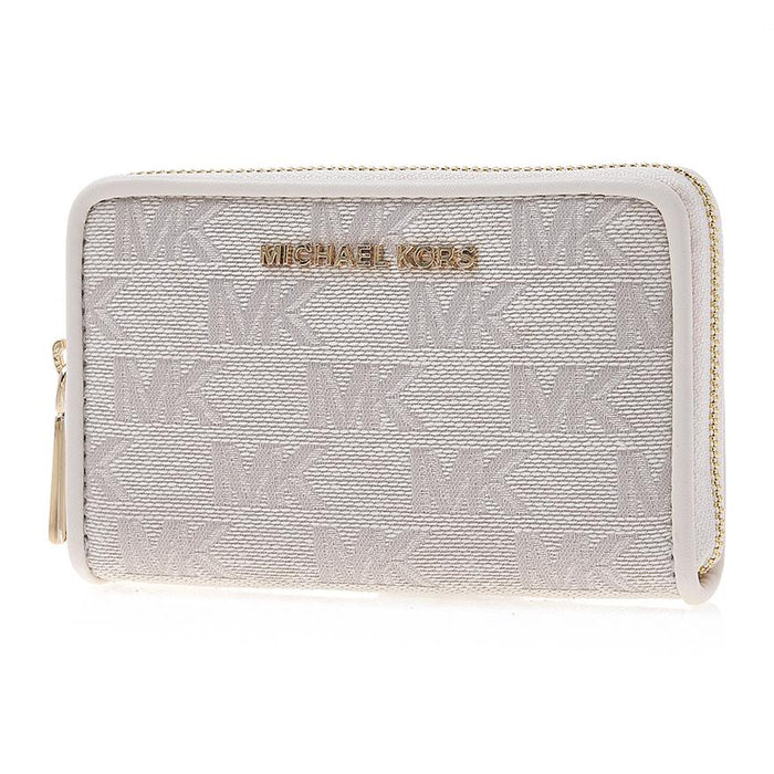Michael Kors Women’s Logo Zip Around Card Case Wallet