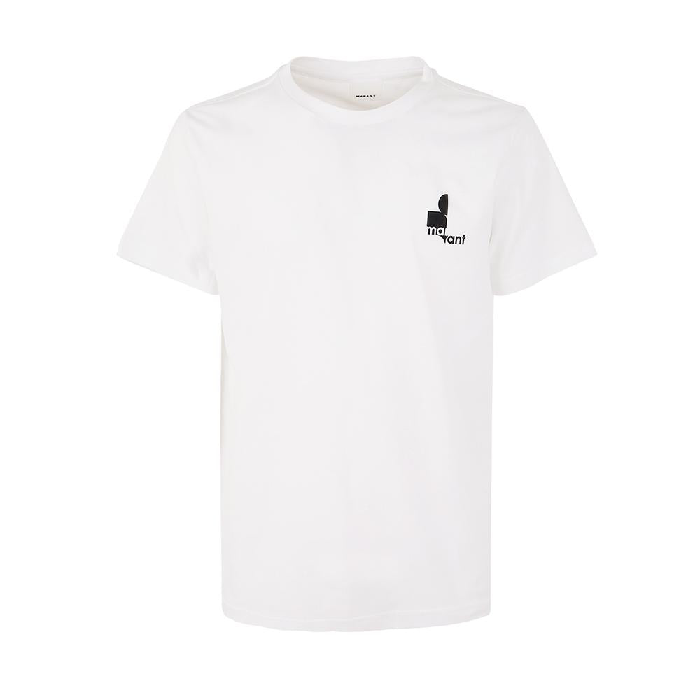 Isabel Marant White ZAFFERH Cotton T-Shirt for Men