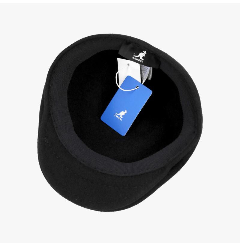 KANGOL Black Unisex Hunting Cap Fedora Hat