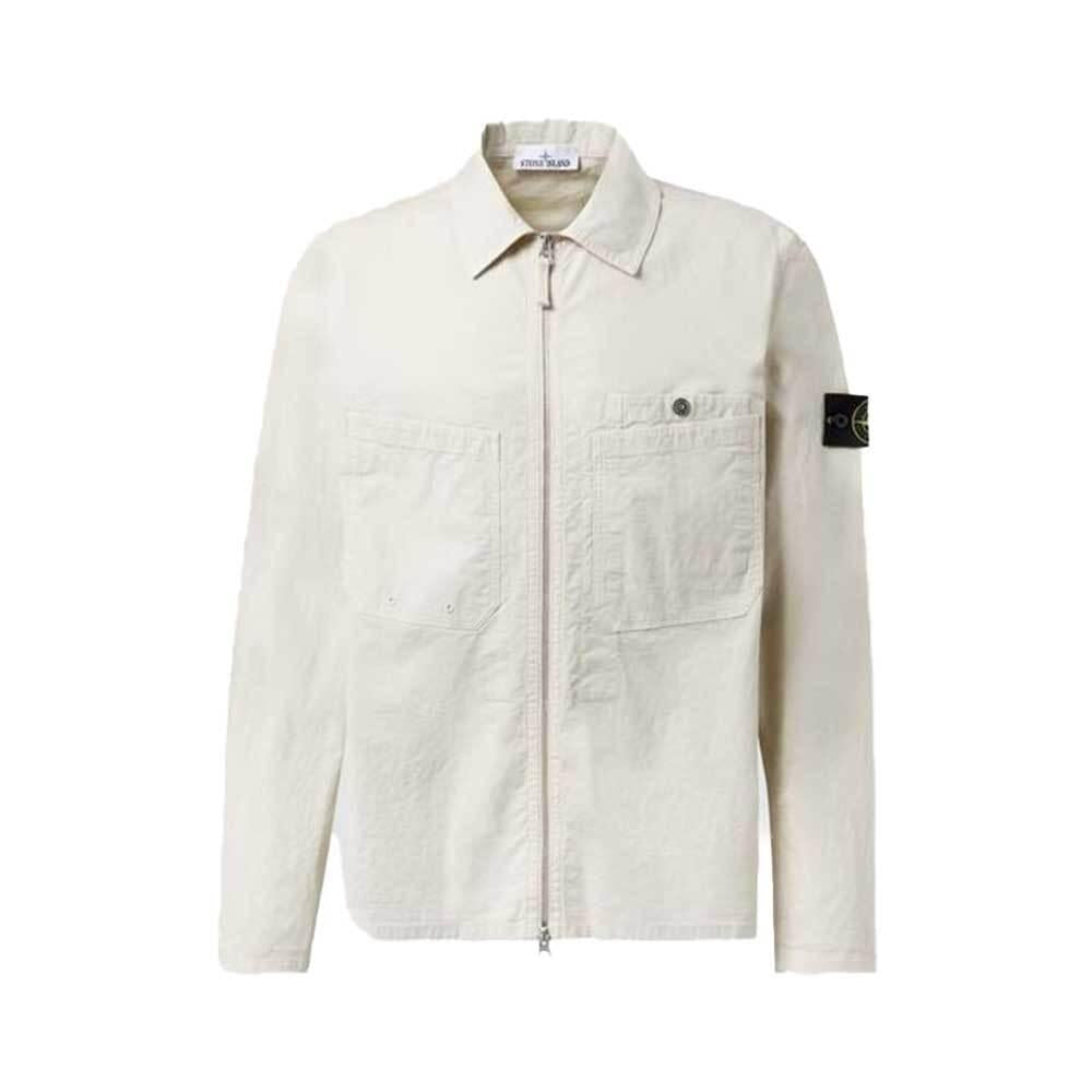 STONE ISLAND Stretch TC Overshirt Jacket Sand