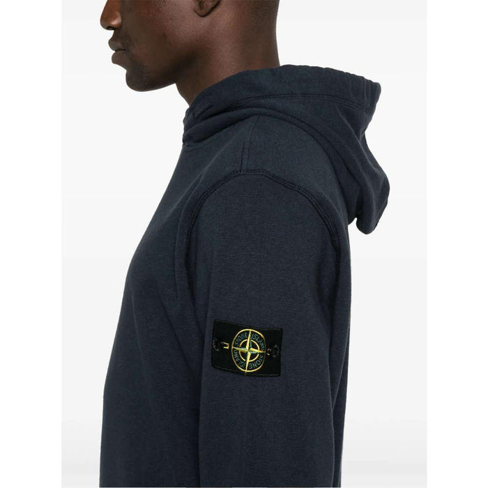 STONE ISLAND Navy Wappen Patch Hoodie Pullover Sweatshirt S156100037 S0060 V0020