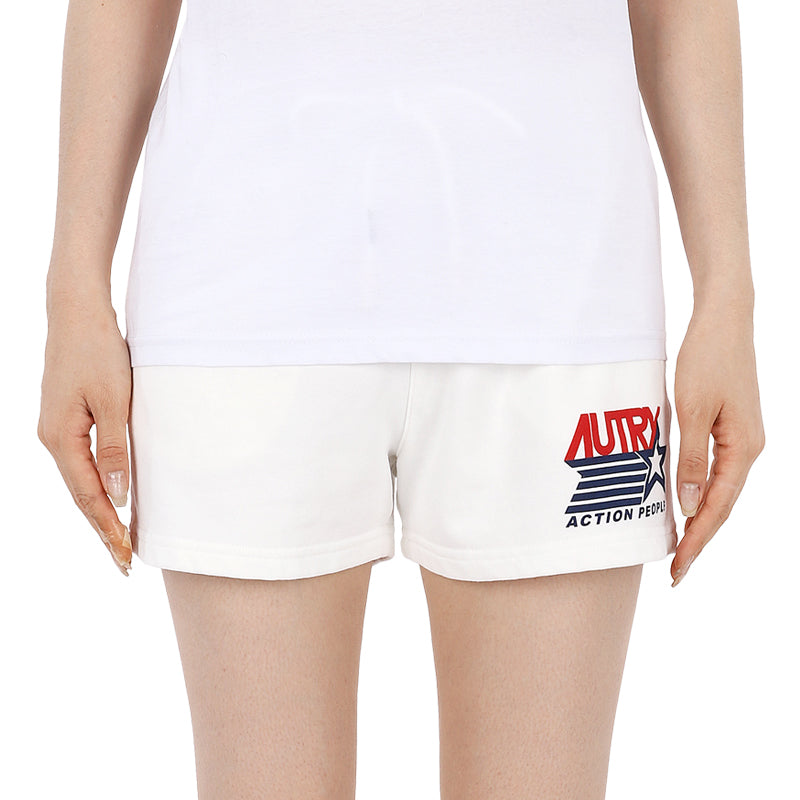 AUTRY Women’s Action People Print Short Shorts White