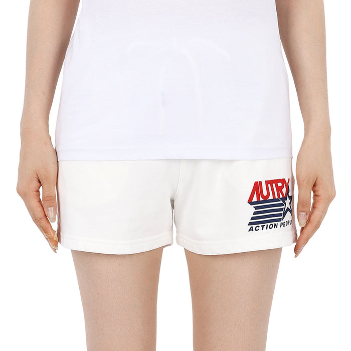 AUTRY Women’s Action People Print Short Shorts White